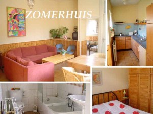 Het zomerhuis van de kleine camping Gelderland