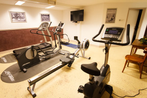 De gym op de kleine camping Gelderland