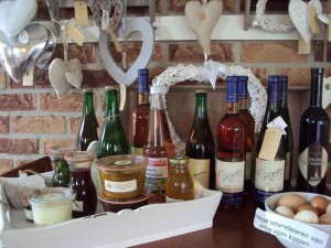 Lokale producten op de natuurcamping Limburg