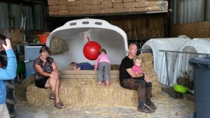 De geitenboerderij op de boerencamping Utrecht