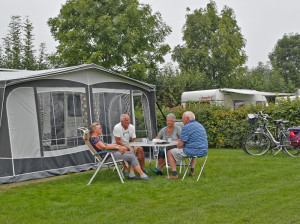 Een kleine camping in Utrecht