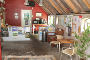 De receptie van de natuurcamping drenthe