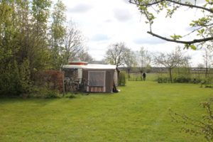 Het veld van de natuurcamping