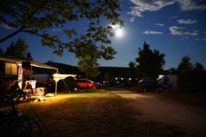 Een kleine camping in Frankrijk